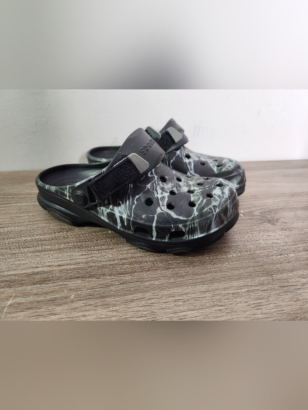 Crocs All Terrain Mossy Oak Elements Clogs - Black Camouflage